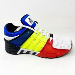 Adidas Equipment Running Support White Blue Volt Red Mens Size 8.5 S81483